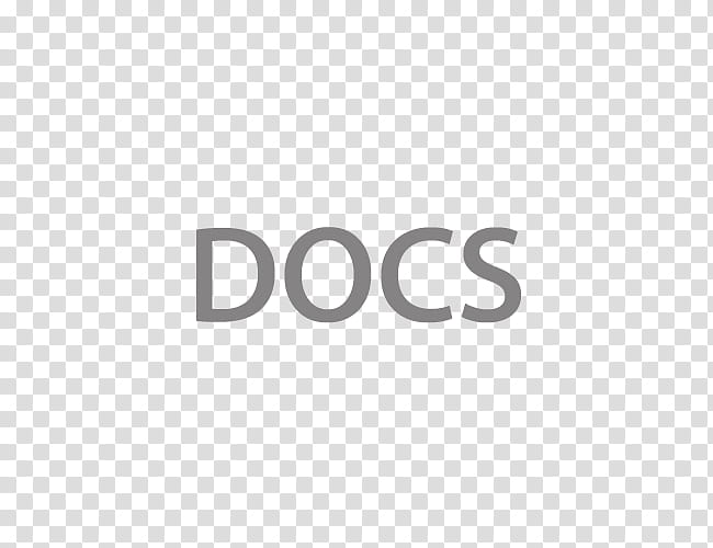 Krzp Dock Icons v  , DOCS, gray Docs text transparent background PNG clipart