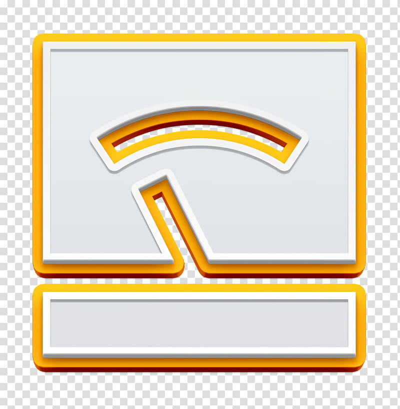 analog icon device icon gauge icon, Meter Icon, Pressure Icon, Speedometer Icon, Text, Yellow, Orange, Logo transparent background PNG clipart