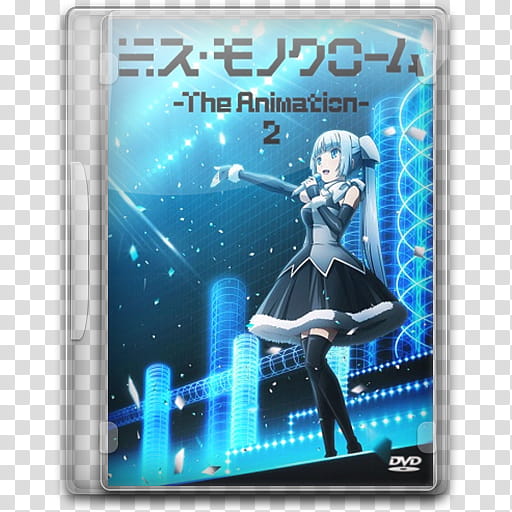 Summer  Anime TV DVD Style Icon , Miss Monochrome, The Animation , anime DVD case transparent background PNG clipart