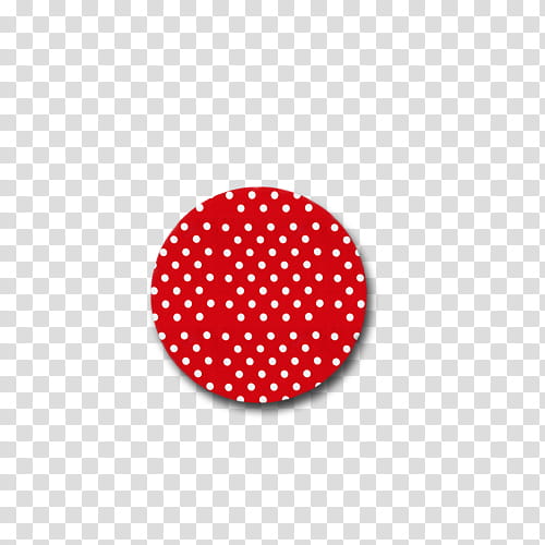 Regalo Por mil Fans, round red and white polka-dot illustration transparent background PNG clipart
