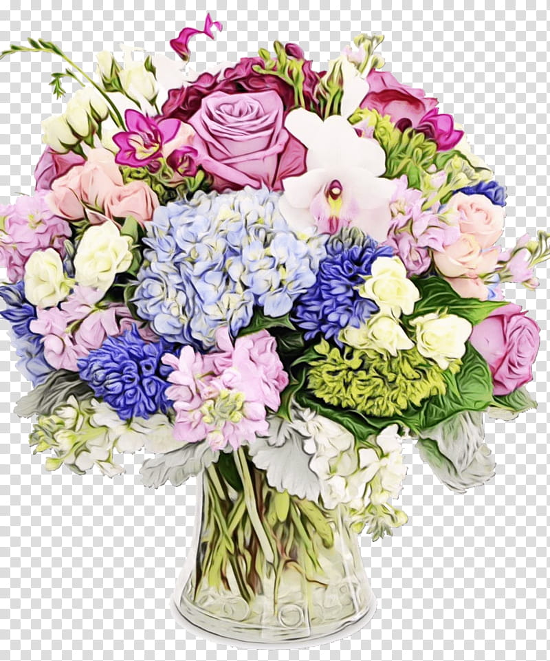 Birthday Balloon, Flower, Floristry, Floral Design, Hydrangea, Flower Bouquet, Birthday
, Rose transparent background PNG clipart