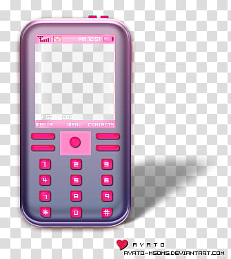 Mobiles Ayato, pink candybar phone screenshot transparent background PNG clipart