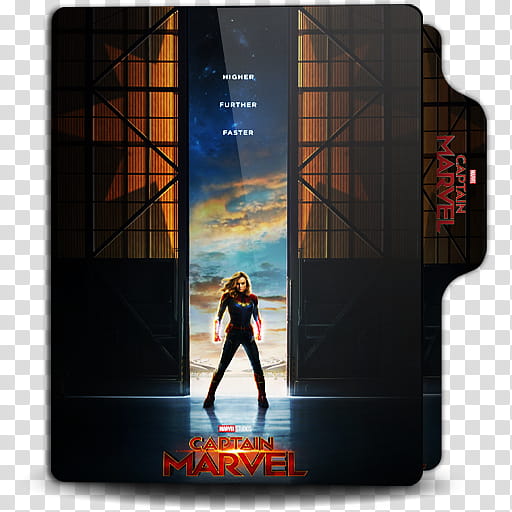 Captain Marvel  Folder Icon V, V transparent background PNG clipart