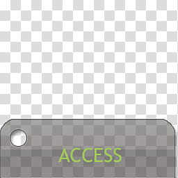 Film dock icons, ACCESS, green access transparent background PNG clipart