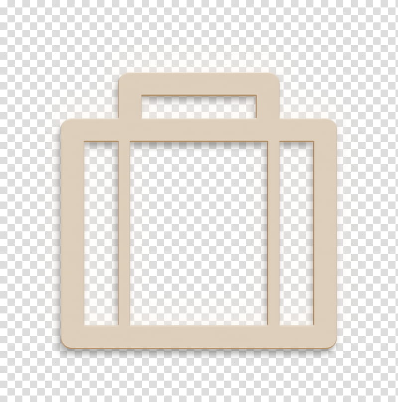 briefcase icon job icon office icon, Work Icon, Beige, Rectangle, Square transparent background PNG clipart