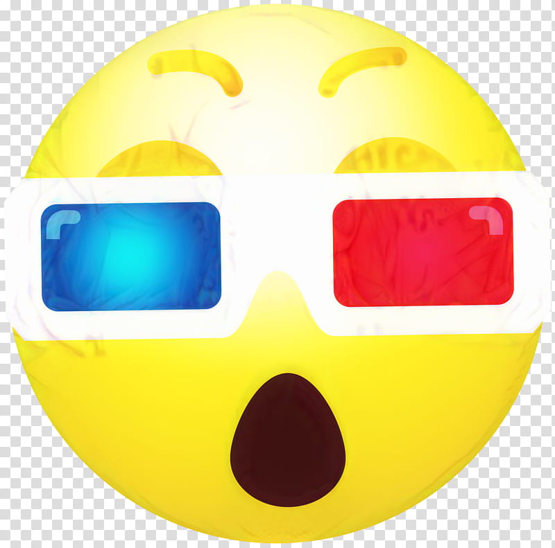 Emoji 3d, Glasses, Smiley, Tshirt, Emoticon, 3dbrille, Polarized 3D System, 3 Dimensi transparent background PNG clipart