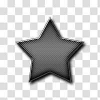 Carbon Fiber Layer Style, gray star illustration transparent background PNG clipart