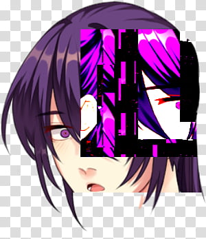 Ddlc R All Character Sprites Free To Use Purple Haired Female