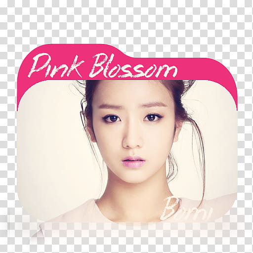 APINK PINK BLOSSOM EXTREME FOLDER ICONS , Bomi # transparent background PNG clipart