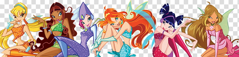 Winx club, orange haired fairy anime character illustration transparent background PNG clipart