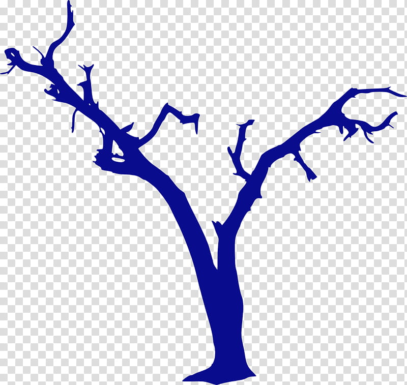 Tree Branch Silhouette, Drawing, Death, Blue, Woody Plant, Text, Leaf, Line transparent background PNG clipart