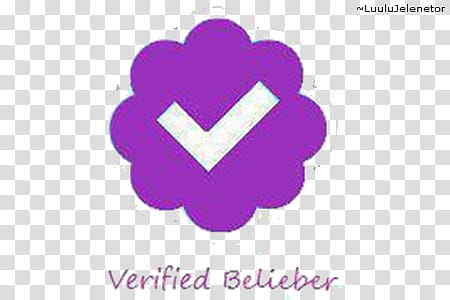 Verified Belieber Twitter transparent background PNG clipart