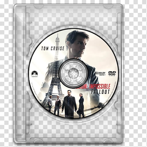 Mission Impossible Fallout  DVD Cover , Mission Impossible, Fallout () DVD Cover transparent background PNG clipart
