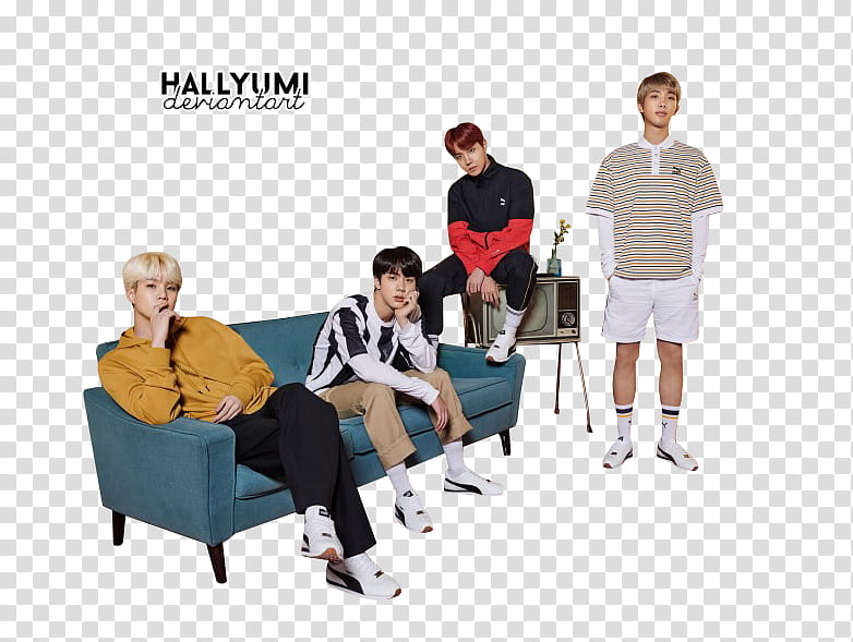 BTS PUMA, assorted color clothes lot screenshot transparent background PNG clipart