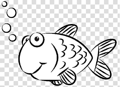 cartoon s, white and black fish transparent background PNG clipart