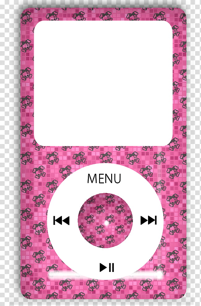 iPod Music, pink MP player transparent background PNG clipart
