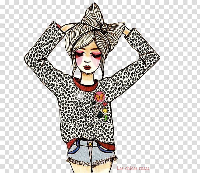 Valfre, white haired woman wearing white and black leopard-pattern long-sleeved shirt illustration transparent background PNG clipart
