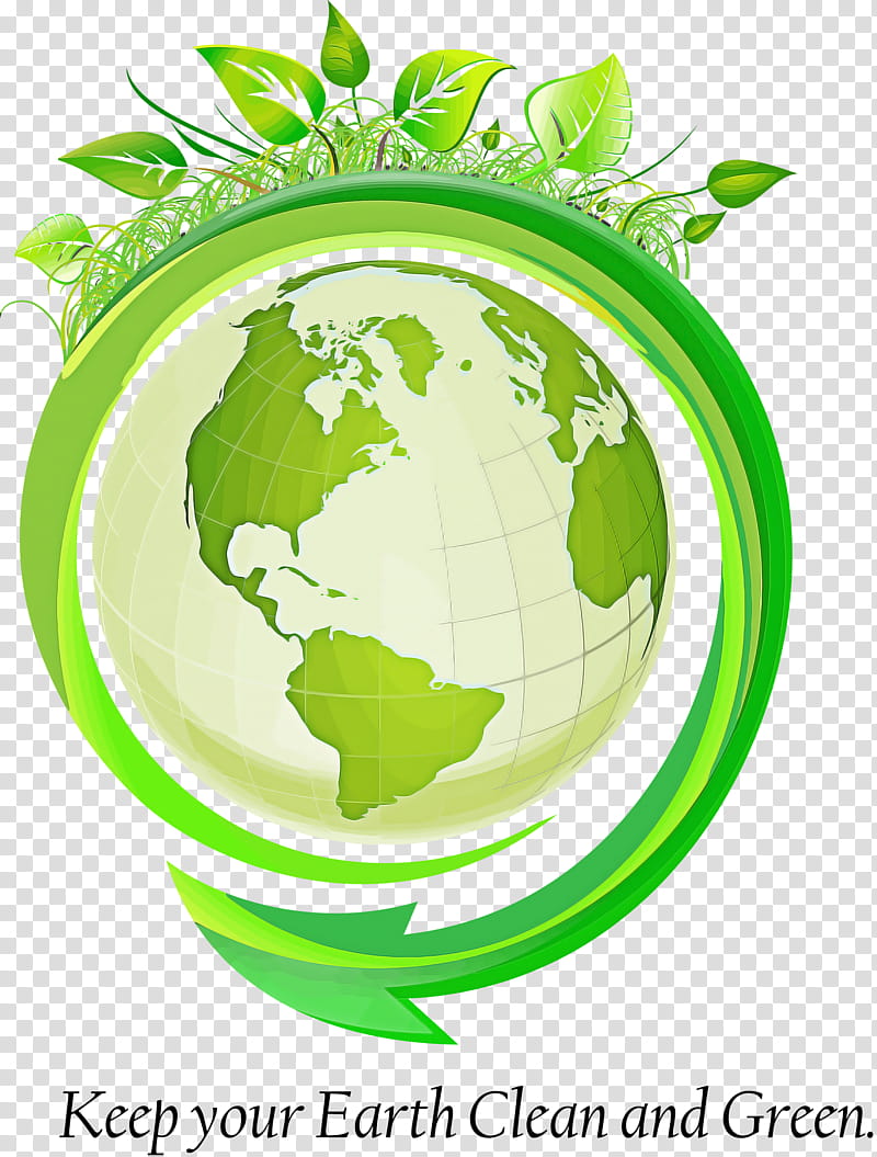 Earth Day Green Eco, World, Plant, Logo transparent background PNG clipart