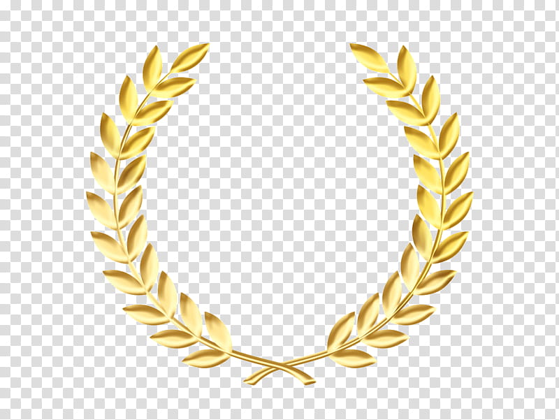 Gold Ribbon Ribbon, Laurel Wreath, Bay Laurel, Crown, Jewellers, Yellow, Body Jewelry, Jewellery transparent background PNG clipart