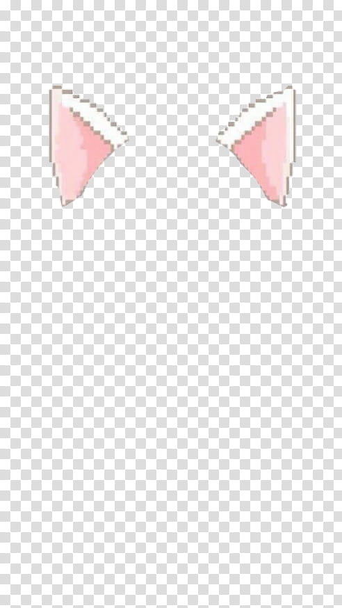 Kawaii, pink ear iullustration transparent background PNG clipart