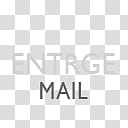 Gill Sans Text Dock Icons, entourage, white background with entrge mail text overlay transparent background PNG clipart