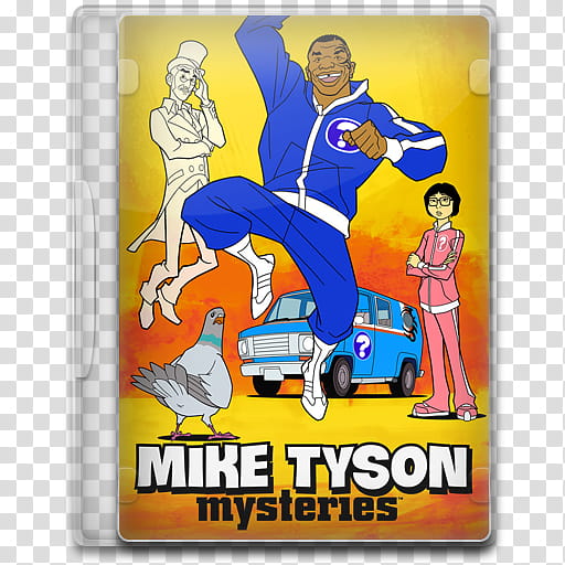 TV Show Icon Mega , Mike Tyson Mysteries, Mike Tyson Mysteries movie case illustration transparent background PNG clipart
