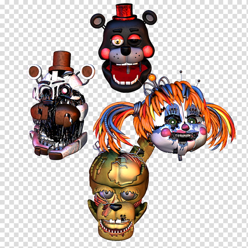 Five Nights at Freddy&#;s  Heads transparent background PNG clipart