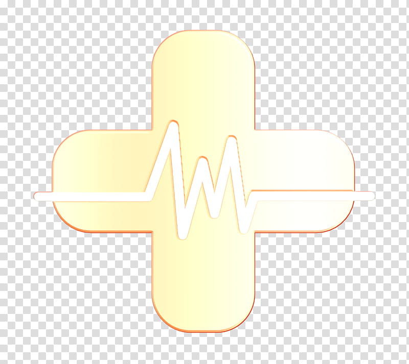 Hospital icon Medical Elements icon, Yellow, Symbol, Line, Logo, Material Property, Symmetry, Cross transparent background PNG clipart