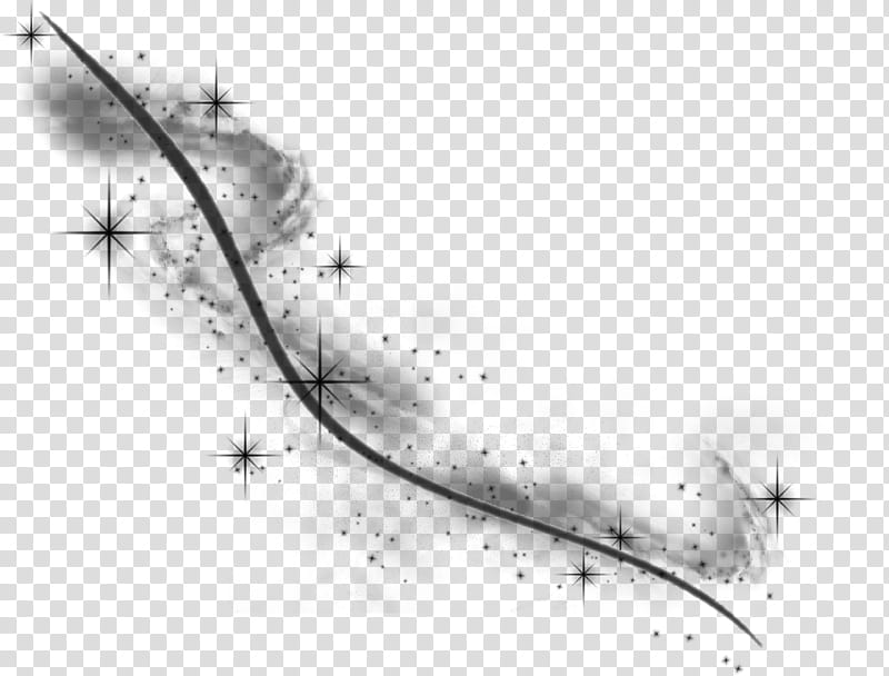 Sparkles Stars , black and white abstract painting transparent background PNG clipart