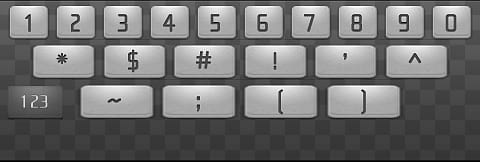 Eraser  v , digital keyboard transparent background PNG clipart