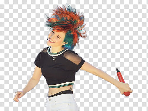 Hayley Williams  ,  transparent background PNG clipart