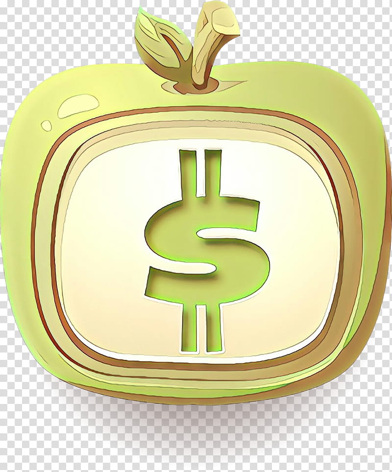 green currency dollar apple money, Coin, Symbol, Plant, Money Handling transparent background PNG clipart