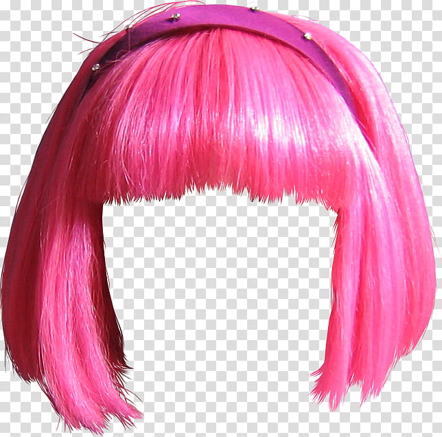 Hairstyle Picsart, Stephanie, Wig, Robbie Rotten, Lazytown, Julianna Rose Mauriello, Pink, Clothing transparent background PNG clipart