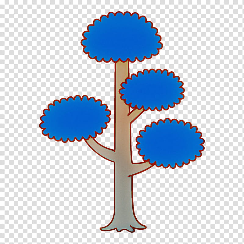 electric blue plant transparent background PNG clipart