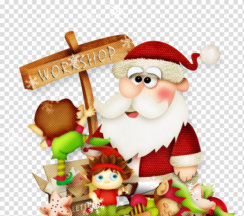 Christmas Santa Santa Claus Saint Nicholas, Kris Kringle, Father Christmas, Cartoon, Christmas , Christmas Ornament, Figurine, Interior Design transparent background PNG clipart