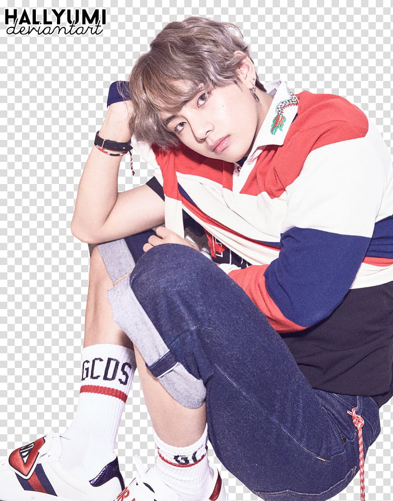 BTS HER V version, Hallyumi transparent background PNG clipart