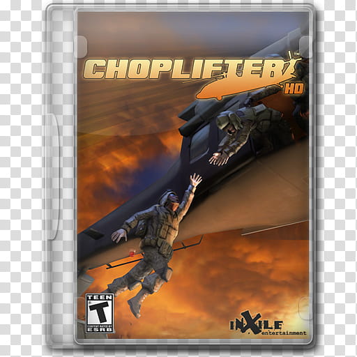 Game Icons , Choplifter-HD, Choplifter game case art transparent background PNG clipart