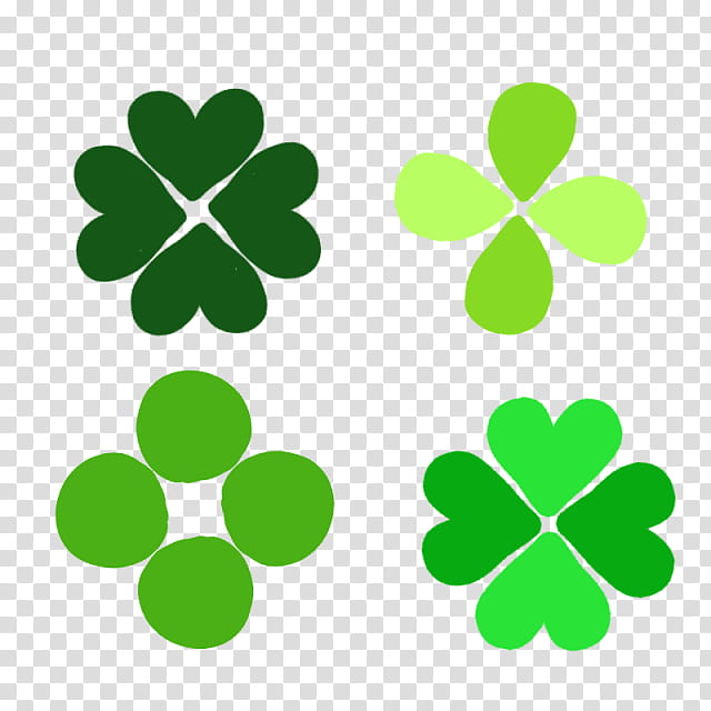 Green Day Logo, Fourleaf Clover, Saint Patricks Day, Shamrock, Luck, Symbol, Grass, Petal transparent background PNG clipart