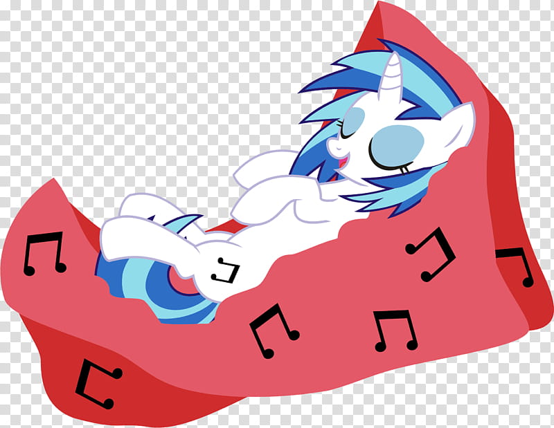 Vinyl Scratch quiet, white and blue unicorn singing anime character transparent background PNG clipart