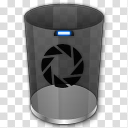 Portal Desktop Icons, Recycle bin empty transparent background PNG clipart
