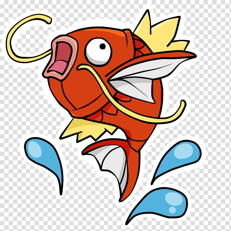 Drawing, Fan Art, Magikarp, Cartoon, Character, Film, Animation, Line Art transparent background PNG clipart