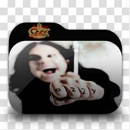 Ozzy Osbourne Folder Icon, Ozzy transparent background PNG clipart