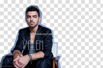 joe jonas, man sitting on wooden chair transparent background PNG clipart