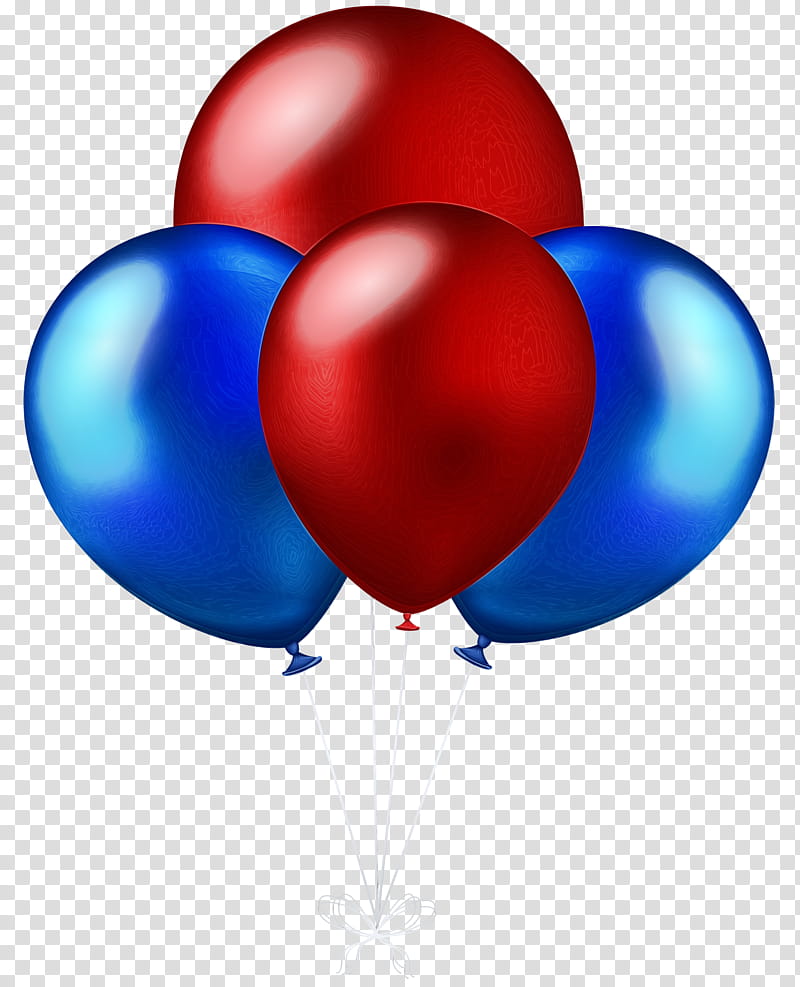red white and blue balloon images clipart