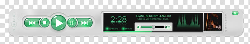 Interfaz Reproductor de Musica, media player screenshot transparent background PNG clipart