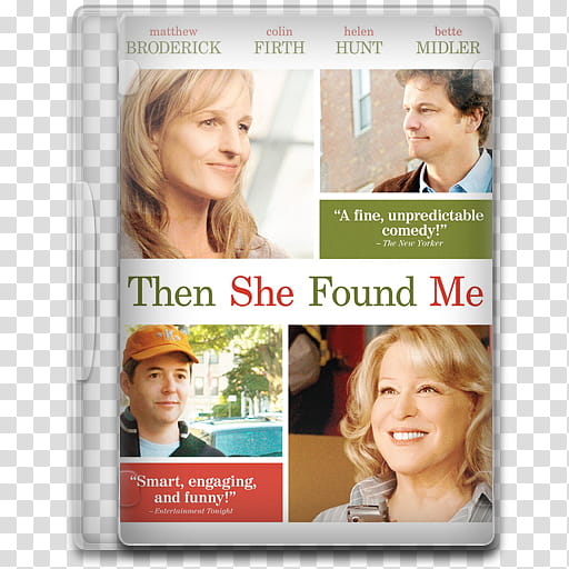 Movie Icon Mega , Then She Found Me, Then She Found Me DVD case transparent background PNG clipart