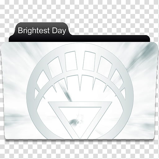 DC Comics Folder , Brightest Day transparent background PNG clipart