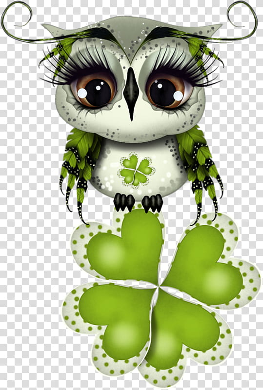 Green Leaf, Owl, Bird, Eurasian Eagleowl, Great Horned Owl, Little Owl, Drawing, Painting transparent background PNG clipart