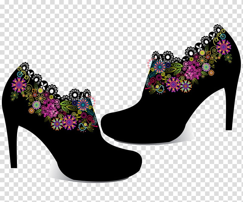 Shoe Footwear, Highheeled Shoe, Shoe Designer, Shoemaking, Purple, Black, Magenta, Color transparent background PNG clipart