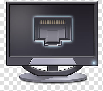 II, black and gray flat screen TV transparent background PNG clipart